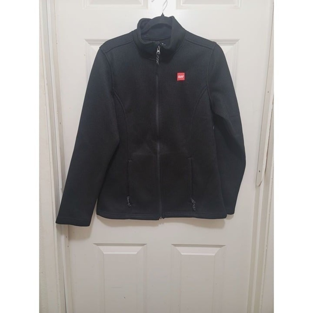 Charles River Apparel GAF Full-Zip Black Jacket For Men's Size M